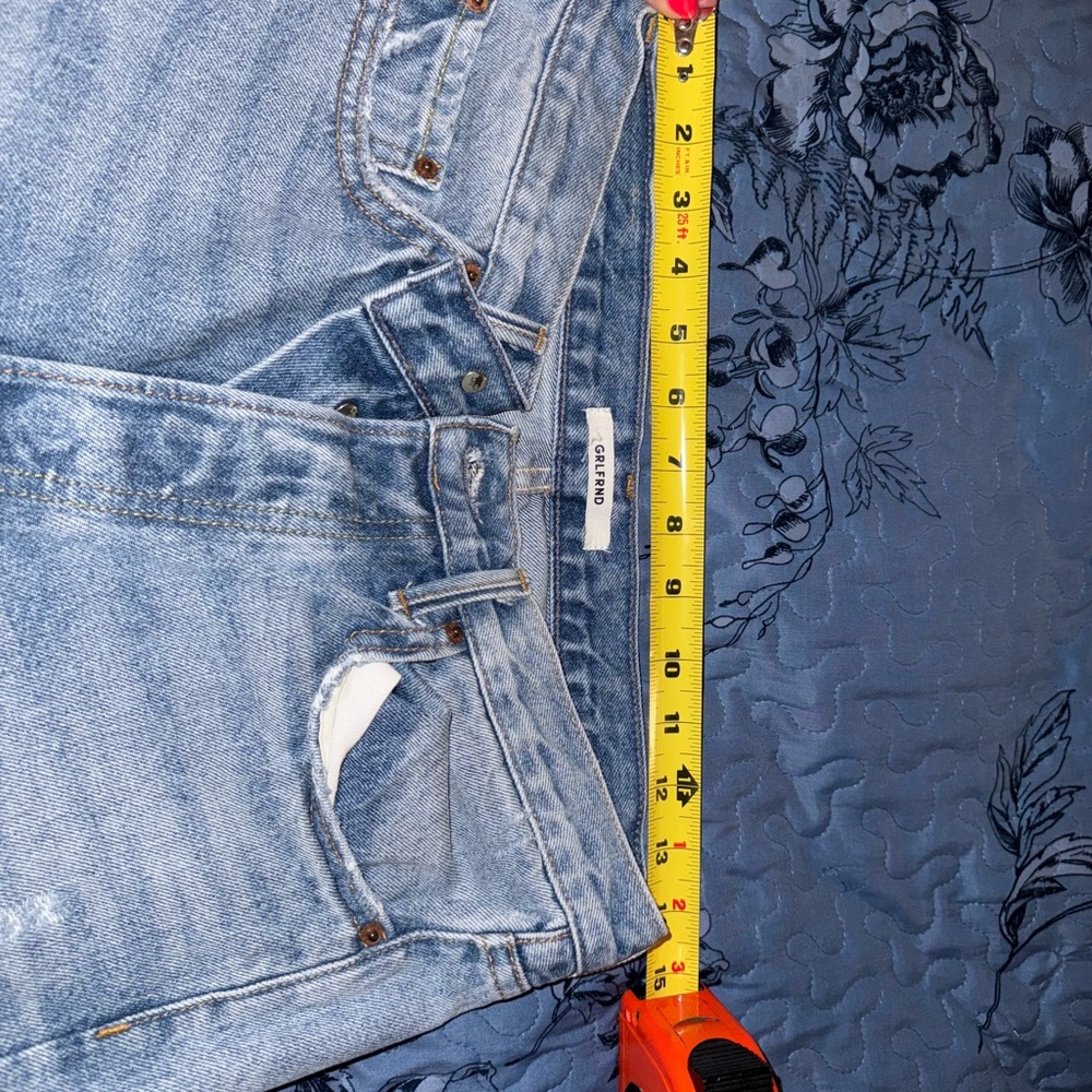 GRLFRND Distressed Light Blue Jeans - Picture 3 of 8
